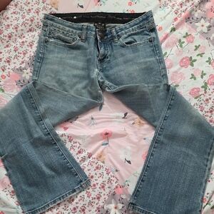 Vintage Rerock For Express Women's Blue Jeans